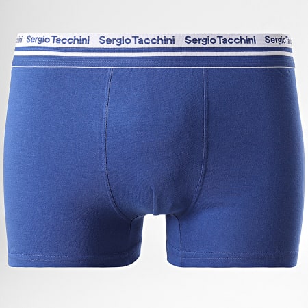 Sergio Tacchini - Set di 3 boxer 92892730 Blu Navy King Grigio Heather