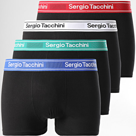 Sergio Tacchini - Lot De 4 Boxers 92893030 Noir