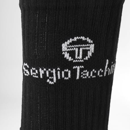 Sergio Tacchini - Lote de 3 pares de calcetines 93230832 Negro