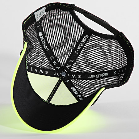 Watts - Trucker Tribe Cap Negro Amarillo Fluo