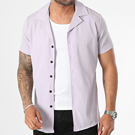 Zayne Paris  - Camisa de manga corta Lila