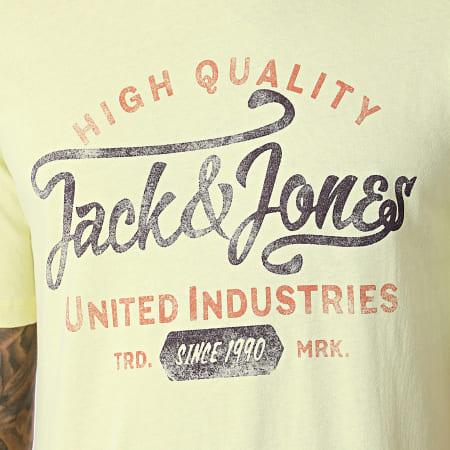 Jack And Jones - Tee Shirt Blulouie Jaune