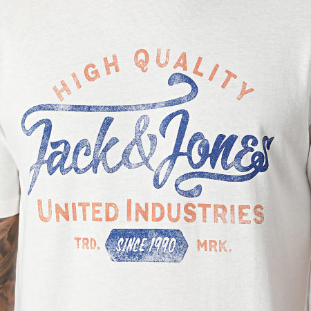 Jack And Jones - Tee Shirt Blulouie Blanc
