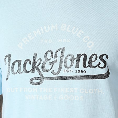 Jack And Jones - Tee Shirt Blulouie Bleu Clair