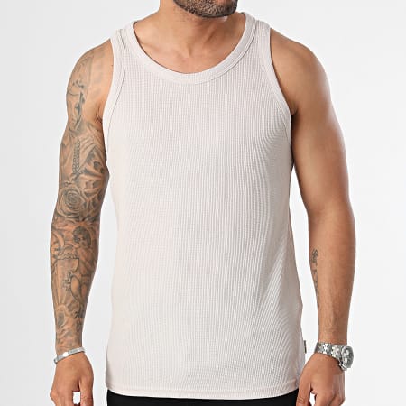 Jack And Jones - Wafel Beige tanktop