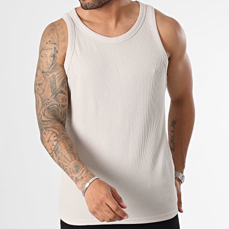 Jack And Jones - Wafel Beige tanktop