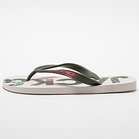 Jack And Jones - Chanclas Logo Palm Print Chanclas Olive Night Moonbeam Floral