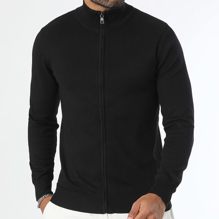 LBO - Maglione con zip 1294 Nero