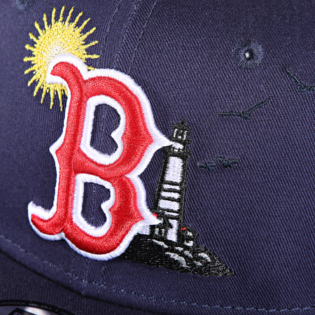 New Era - Casquette Snapback 9Fifty MLB Summer Icon Boston Red Sox 60503499 Bleu Marine