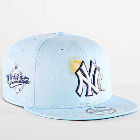 New Era - 9Fifty MLB Summer Icon NY Snapback Cap 60503500 Blu chiaro