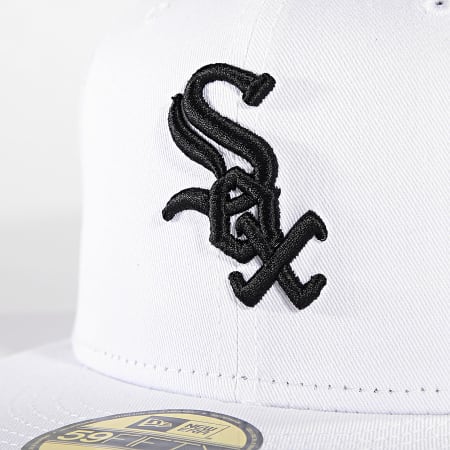 New Era - Cap Fitted 59 Fifty Chicago White Sox 60503405 Bianco Nero