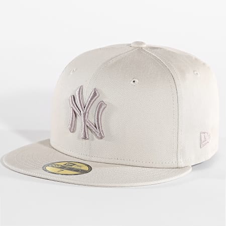 New Era - Casquette Fitted 59 Fifty NY 60503400 Beige