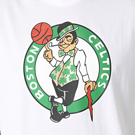 New Era - Tee Shirt Sans Manches Color Block Boston Celtics 60502657 Blanc