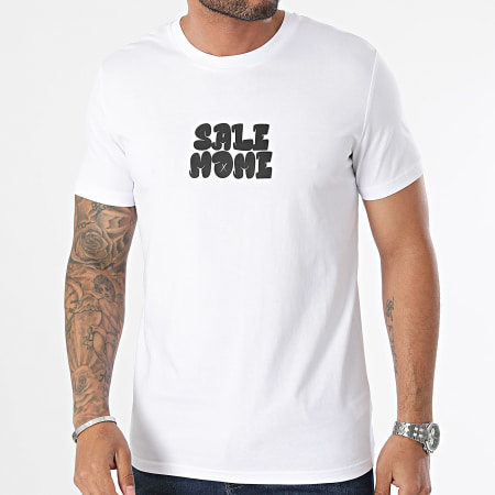 Sale Môme Paris - Tee Shirt Nounours Graffiti Icy Blanc