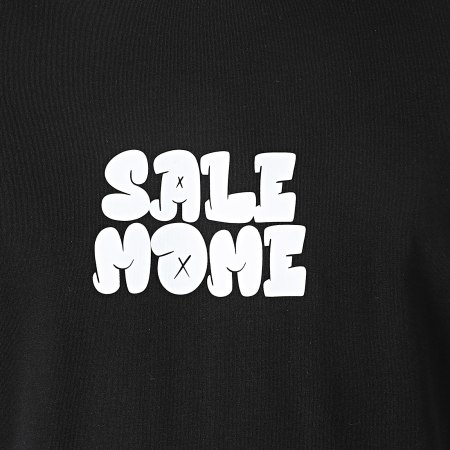 Sale Môme Paris - Tee Shirt Lapin Graffiti Icy Noir
