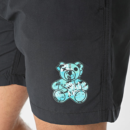 Sale Môme Paris - Pantaloncini Graffiti Icy Black Teddy