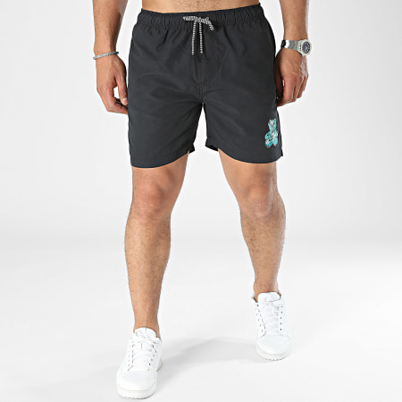 Sale Môme Paris - Short De Bain Nounours Graffiti Icy Noir