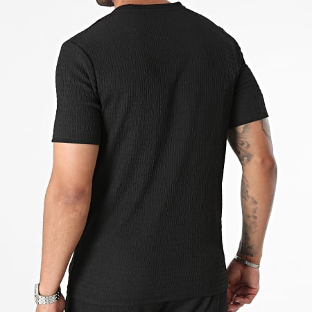 Zelys Paris - Ensemble Tee Shirt Et Short Jogging Noir