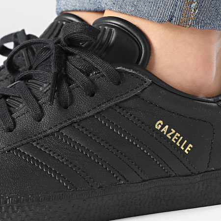Adidas Originals - Gazelle J Mujer Zapatillas BY9146 Core Negro