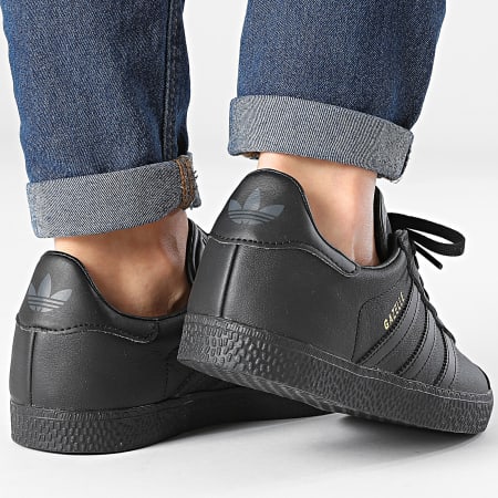 Adidas Originals - Gazelle J Mujer Zapatillas BY9146 Core Negro