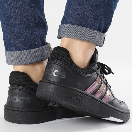 Adidas Sportswear - Baskets Femme Hoops 3.0 GZ9671 Core Black Core Black Footwear White