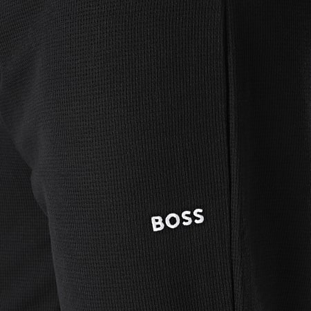 BOSS - Pantalón de chándal con puños redondeados 50486456 Negro