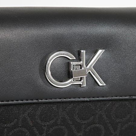 Calvin Klein - Re-Lock Mini Bolso Crossbody 2642 Negro
