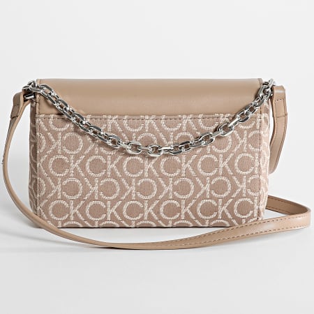 Calvin Klein - Sac A Main Femme Re-Lock Mini Crossbody Bag 2642 Beige