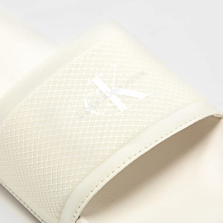 Calvin Klein - Claquettes Scivolo da piscina 1507 Bianco crema Bianco brillante