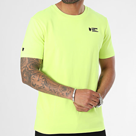 Comme Des Loups - Tee Shirt Fluo Jaune Fluo