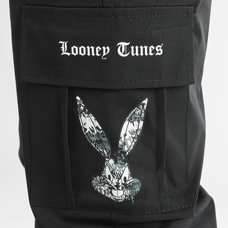 Looney Tunes - Bugs Bunny Graffiti Pantaloni cargo bianchi e neri Nero