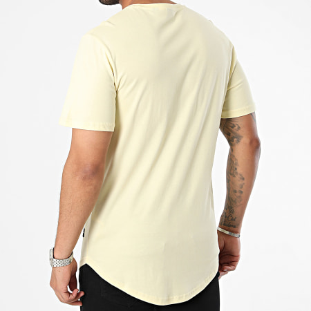 Only And Sons - Camiseta oversize Matt Longy Amarillo claro