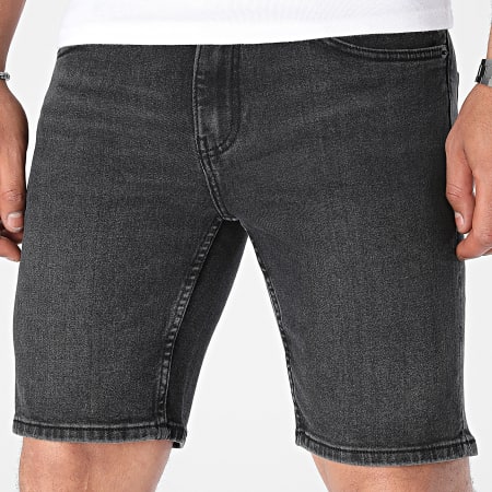 Only And Sons - Pantalón Corto Weft Jean Negro