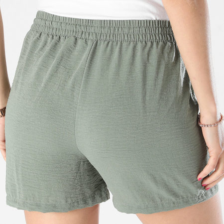 Only - Divya Pantalones Cortos Mujer Caqui Verde