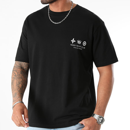 Teddy Yacht Club - Tee Shirt Oversize Large Atelier Paris Colors Negro