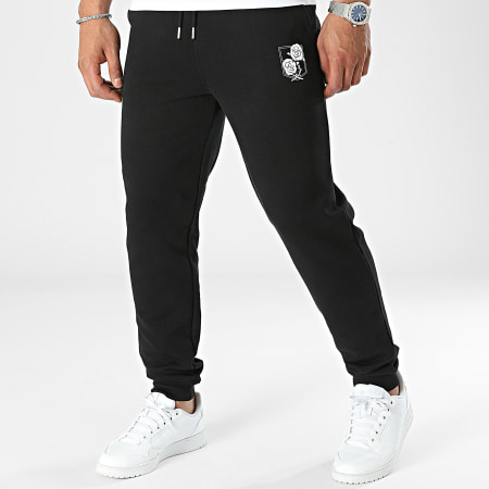 Attaque des Titans - Pantaloni da jogging Garrison Roses Nero Bianco