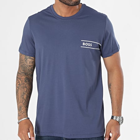 BOSS - Tee Shirt RN24 50517715 Bleu Marine