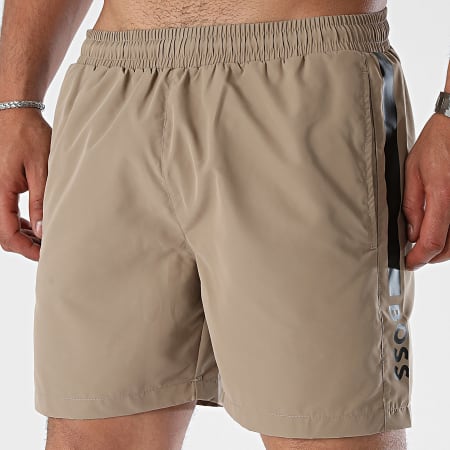 BOSS - Short De Bain Dolphin 50508798 Beige Foncé