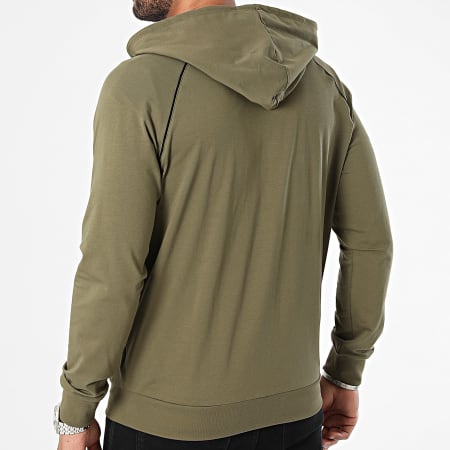 BOSS - Mix And Match Hooded Zip Sweatshirt 5055313 Khaki Green