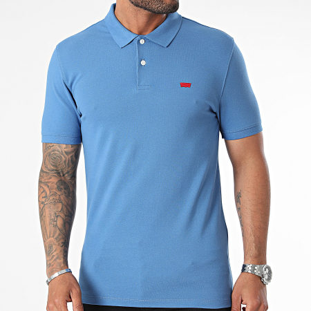 Levi's - Polo Slim a maniche corte A4842 Azzurro