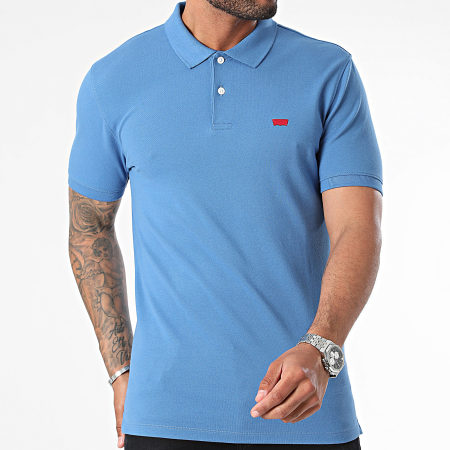 Levi's - Polo Manches Courtes Slim A4842 Bleu Clair