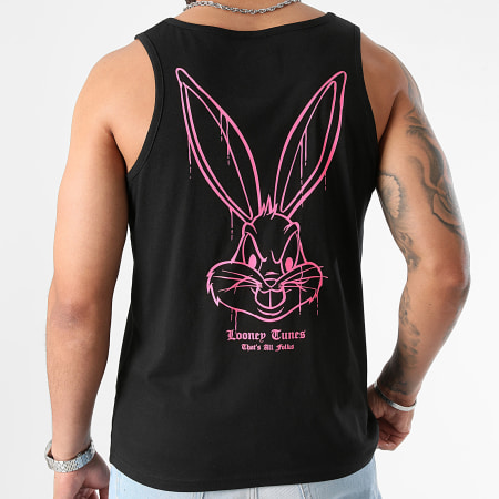 Looney Tunes - Camiseta de tirantes Angry Bugs Bunny Back Negro