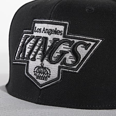 Casquette Snapback Mitchell & Ness Los Angeles Kings – Gris/Blanc – Taille Unique
