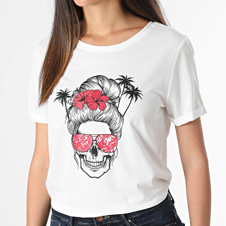 Only - Camiseta de mujer Sally Blanca