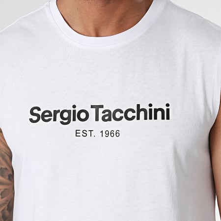 Sergio Tacchini - Maglietta senza maniche Goblin 40513 Bianco