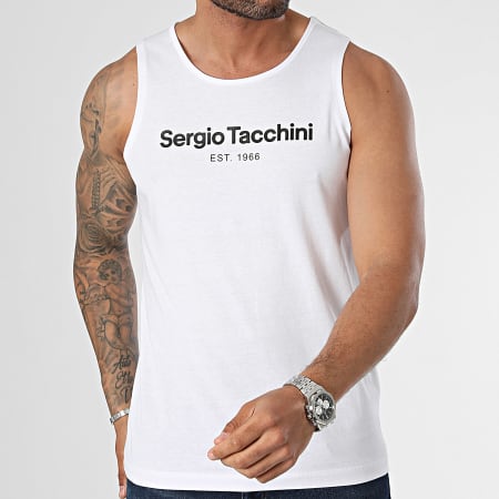 Sergio Tacchini - Débardeur Goblin 40515 Blanc