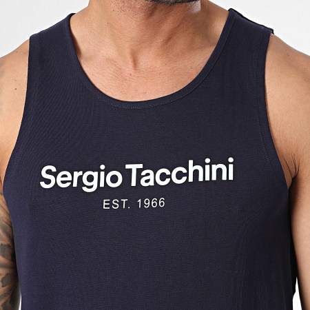 Sergio Tacchini - Débardeur Goblin 40515 Bleu Marine