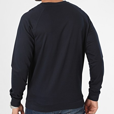 BOSS - Authentiek sweatshirt met ronde hals 50521749 marineblauw