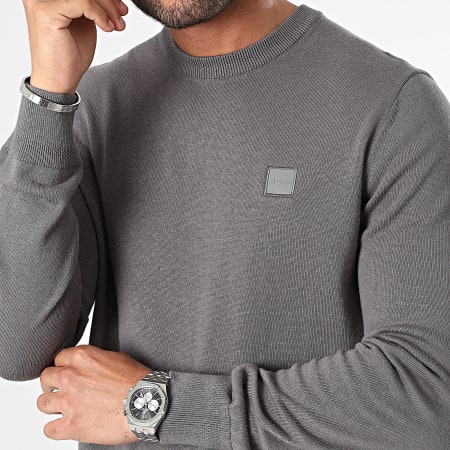 BOSS - Maglia Kanovano 50471343 Grigio antracite