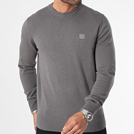 BOSS - Jersey Kanovano 50471343 Gris marengo